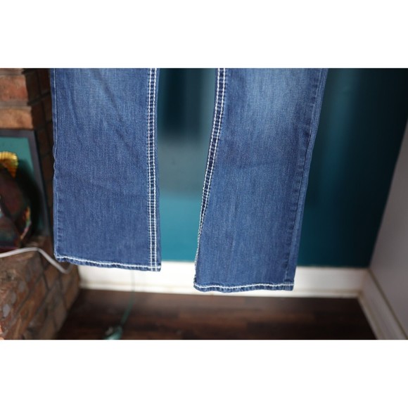 Rancho Estancia Women's Embellished Spade Back Pocket Jeans Size 29 × 32 - Picture 6 of 13